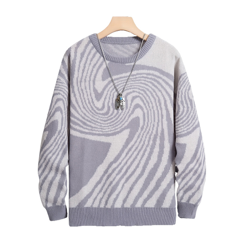 Stickat |  Dam Ray L/S Knit Dress Aop Dam Dam