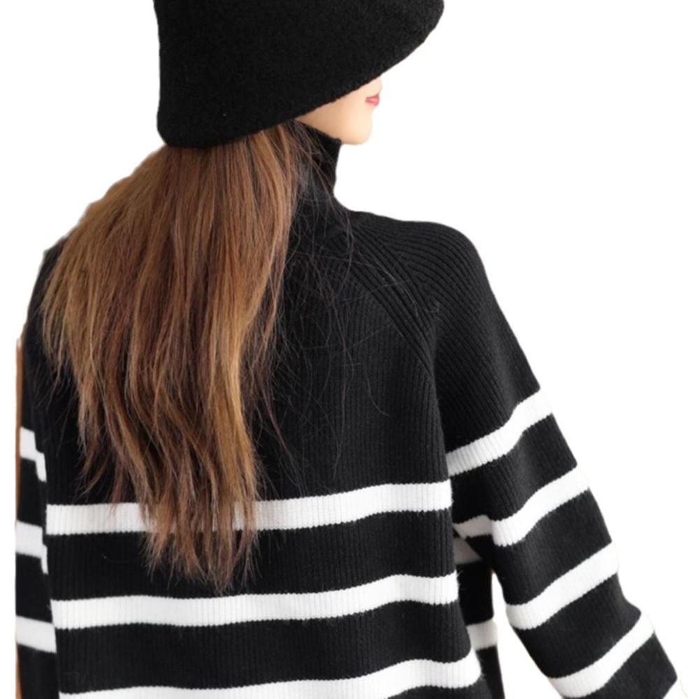 Stickat |  Dam Remy Striped Sweater Dam Dam