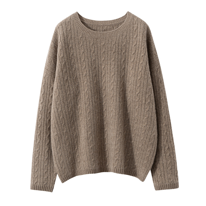 Stickat |  Dam Slfalva Structure Ls Knit O-Ne Dam Dam